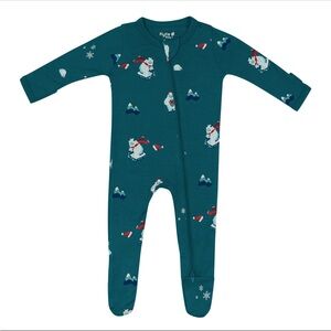 Kyte Baby Zippered Footie in Yeti 3-6 months